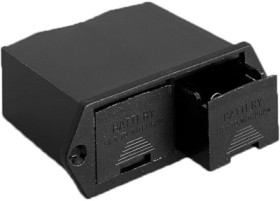 Battery holder for 9 V-battery, 2 cells, panel mounting, BX0026