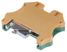 Blok uziemiający 16 → 6 AWG żyły: 2 Zielony/żółty Śruba RS PRO