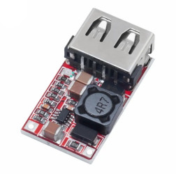 ŁADOWARKA ZASILACZ PRZETWORNICA 6-19V---> 5V 2A Z GNIAZDEM USB (MOD-60092)