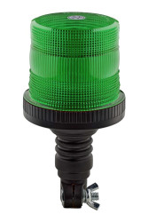 Lampa sygnalizacyjna LED 10 → 110 V. Migające Zielony Montaż na podstawie LED