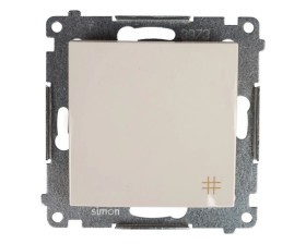 Simon 54 Łącznik krzyżowy, szybkozłącza, kremowy DW7.01/41