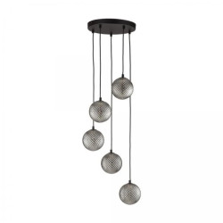 Lampa wisząca ELENA 5 - punktowa Grafit lustrzany 5747 TK Lighting