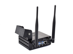 Waveshare Aluminum Alloy Case For Jetson Orin, With Camera Holder, Suitable for Jetson Orin Nano And Jetson Orin NX Kits