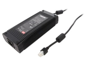 GST280A12-C6P Zasilacz impulsowy, 12VDC, 21A, 252W, 85÷264VAC, Dł.przew.wyj: 1m