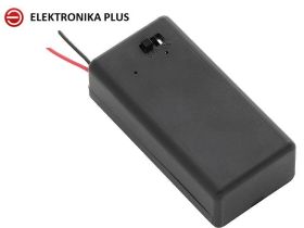 KOSZYK 2 X R6 AA Z POKRYWĄ I WYŁĄCZNIKIEM