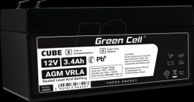 AGM43 Rechargeable lead-fleece battery, AGM, 12 V, 3.4 Ah