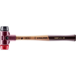 Halder 3026.030 SIMPLEX Soft-Face Hammer, 345g, Ergonomic Handle