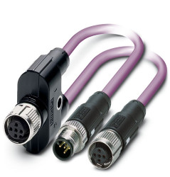 Kabel magistrali ze złączem Złącze M12 liczba rdzeni 5 długość 300mm Rodzaj A Męskie Złącze B M12 x 2