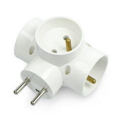 Rozgałęziacz potrójny do gniazdka sieciowego AC 230V