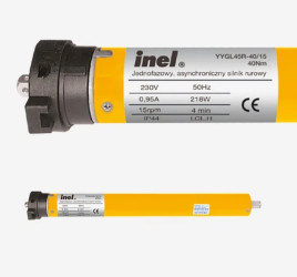 Silnik rurowy 40Nm 230V z wbudowanym sterownikiem radiowym