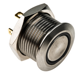 Nasadka przełącznika Chwilowy SPST średnica wycięcia 16mm, montaż panelowy RS PRO