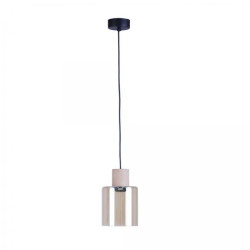 Lampa wisząca z bursztynowym szklanym kloszem ORSON 4550 TK Lighting