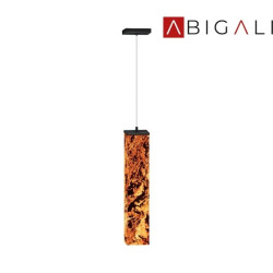 Abigali Lampa wisząca 6614 Marble Stone 606R 25W 3000K 6 x 6 x 50 cm, ABIGALI-MPLS-6614-606R