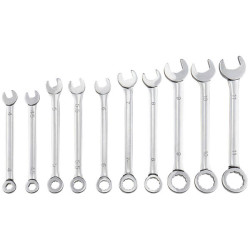 Donau 940 Wrench Set 4-11mm 10-Piece Chrome-Plated Compact Sizes