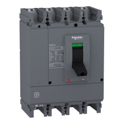 Wyłącznik kompaktowy MCCB, 4-biegunowy, 400A, 440V, 250V, Stałe, Schneider Electric, EZC