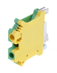 Listwa zaciskowa uziemienia 24→ 8 AWG żyły: 2 Zielony/żółty Wkręcane 57A Phoenix Contact