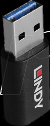71264 USB 2.0 adapter, A connector > C socket, data blocker