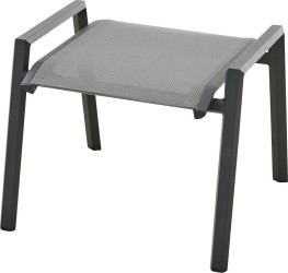 Siena Garden Tauro S83266 Stołek ogrodowy aluminium antracytowy (matowy), szary