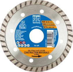 PFERD TOOLS 68011222 Dg Psf Tarcza tnąca diamentowa Średnica 115 mm Średnica otworu 22.23 mm 1 szt.