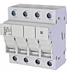 Podstawa bezpiecznikowa 3p+N 32A 10x38