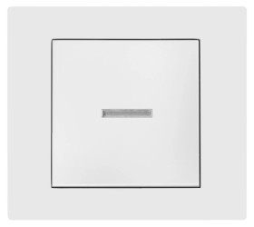 Vestra Łącznik schodowy bez ramki z podświetleniem podtynkowy IP20 biały 3825-10