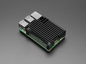 Adafruit Aluminum Metal Heatsink Raspberry Pi 5 Case