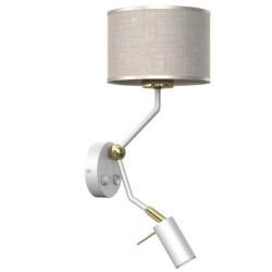 Kinkiet LINO BIEL / LEN 1xE27 + 1x mini GU10 MLP7494 Milagro