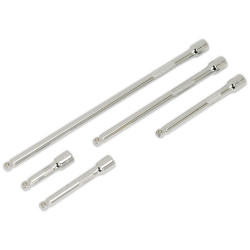 Sealey AK766 Wobble Extension Bar Set 5pc 1/4&quot;sq Drive