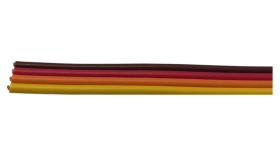 Kabel taśmowy raster 1.27 mm Taśmowy RND 80 °C 3 m -15 °C
