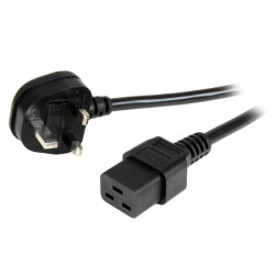 StarTech.com PXTUKC192M 6ft (2m) UK Computer Power Cable, 16AWG, BS 1363 to C19