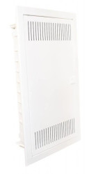 Rozdzielnica multimedialna 2x12 podtynkowa IP40 drzwi białe PMF-MM 24 PW