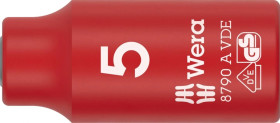 Klucz nasadowy 8790 A VDE Zyklop, izolowany, 1/4, 5 x 41 mm, WERA 05005931001