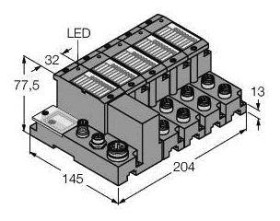 Akcesorium Turck TI-BL67-EN-S-8 1545153 1 szt.