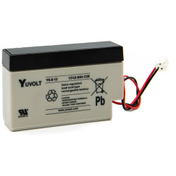 Yuasa Yuvolt Yucel Y0.8-12 Valve Regulated Lead Acid SLA Battery 12V 0.8Ah