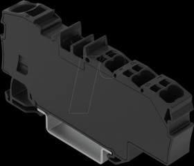 2006-8035 Distribution terminal 1x 6 mm² / 6x 1.5 mm², black