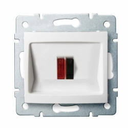 Kanlux Mowion LOGI 02-1450-002 biały Gniazdo głośnikowe pojedyncze