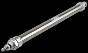 Standard cylinder, M10, Ø 25 mm, 300 mm