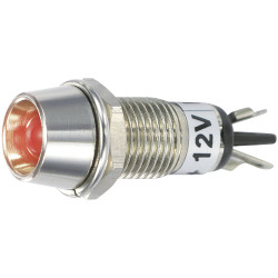 TRU COMPONENTS 1587952 TC-R9-115L LED indicator light Red 12V DC Industrial