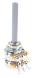 Potencjometr 47kΩ typ Obrotowy TE Connectivity średnica wału 6.35 mm 0.2W długość wału 50mm Montaż panelowy