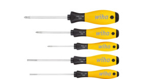 Wiha Zestaw Wkrętaków SoftFinish płaski, Phillips 5-cz. 302ESDHK501 27252