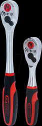 935.0002 Monster reversible ratchet set, 2 pieces, 1/4" + 1/2"