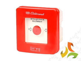 Wyłącznik alarmowy WGp-5s WYŁĄCZNIK GŁÓWNY p/t samoczynny 4 tory prądowe 12A NO-NO 921594 ELEKTROMET