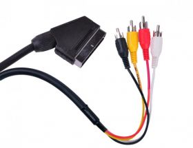 PRZEWOD EURO 4*RCA 1.5M