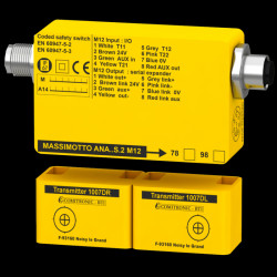 Nieautonomiczny wyłącznik bezpieczeństwa Massimotto ANA98S.2 M12D