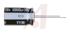 Kondensator 10μF 100V dc Radialny, Otwór przelotowy Nichicon roztaw: 2mm 5 (Dia.) x 11mm