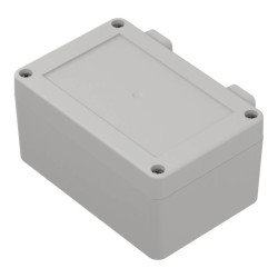 ZP120.80.60 SET1 PC - Obudowa plastikowa ZP120.80.60 set1 jasna z tulejkami mosiężnymi PC