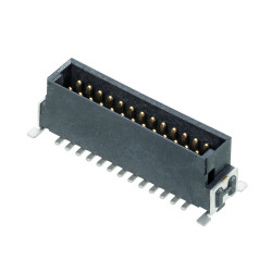 Listwa stykowa PCB 26-pinowe M55-700 raster: 1.27 mm Pionowy 2-rzędowe HARWIN Powierzchnia W osłonie