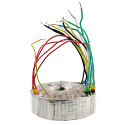 Transformator toroidalny 120VA Indel TSTLA 120/004 115V/230V (260V-0-260V, 30V, 3.15V-0-3.15V, 0-5V-6.3V) do wzmacniaczy lampowy