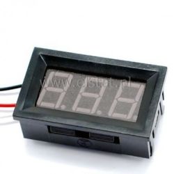 Moduł woltomierza LED czerwony 0-100V zas. 3-30V