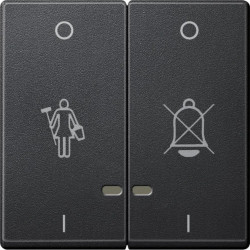 Klawisz DND z podświetleniem, Merten, antracyt, system M